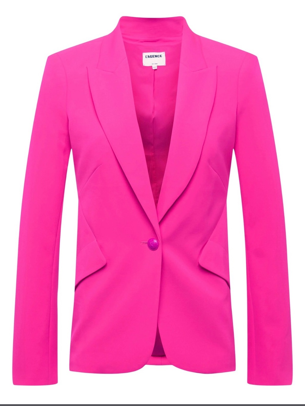 L'AGENCE Pink Glo Chamberlain Blazer